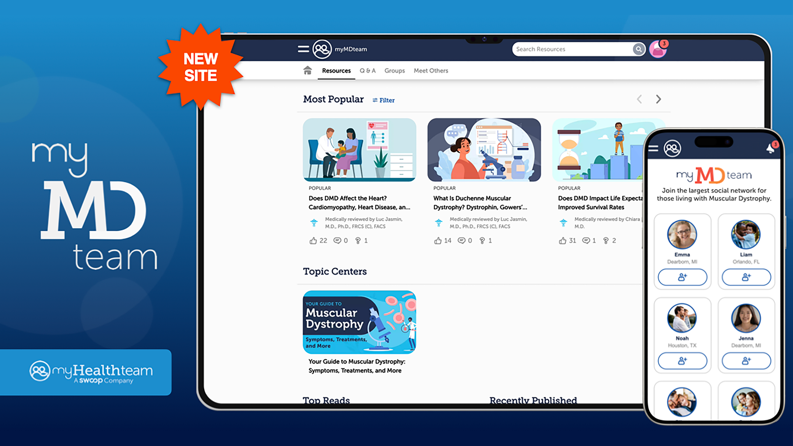 MyHealthTeam Launches myMDteam focused on Muscular Dystrophy